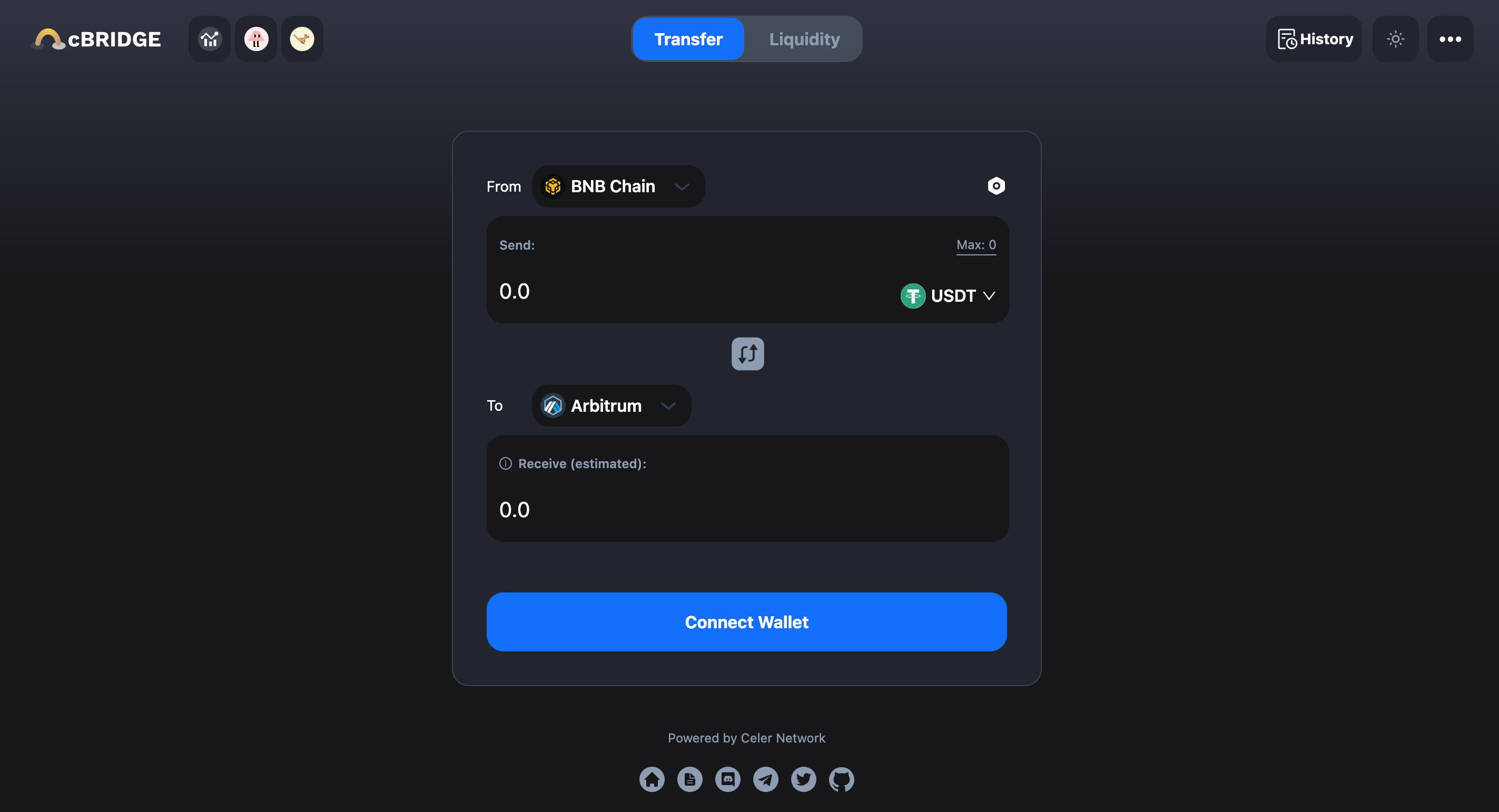 Cross-chain Transfer - Celer cBridge